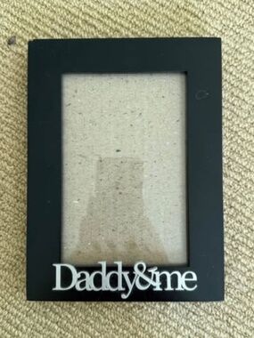 Daddy & Me 4x6 Black Photo Frame Father's Day Photo Frame